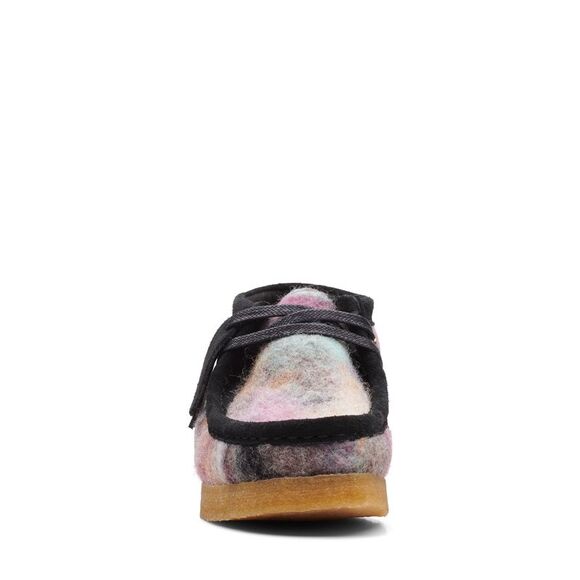 Clarks Womens Wallabee Boot Black Boots (NWT) - Picture 3 of 6